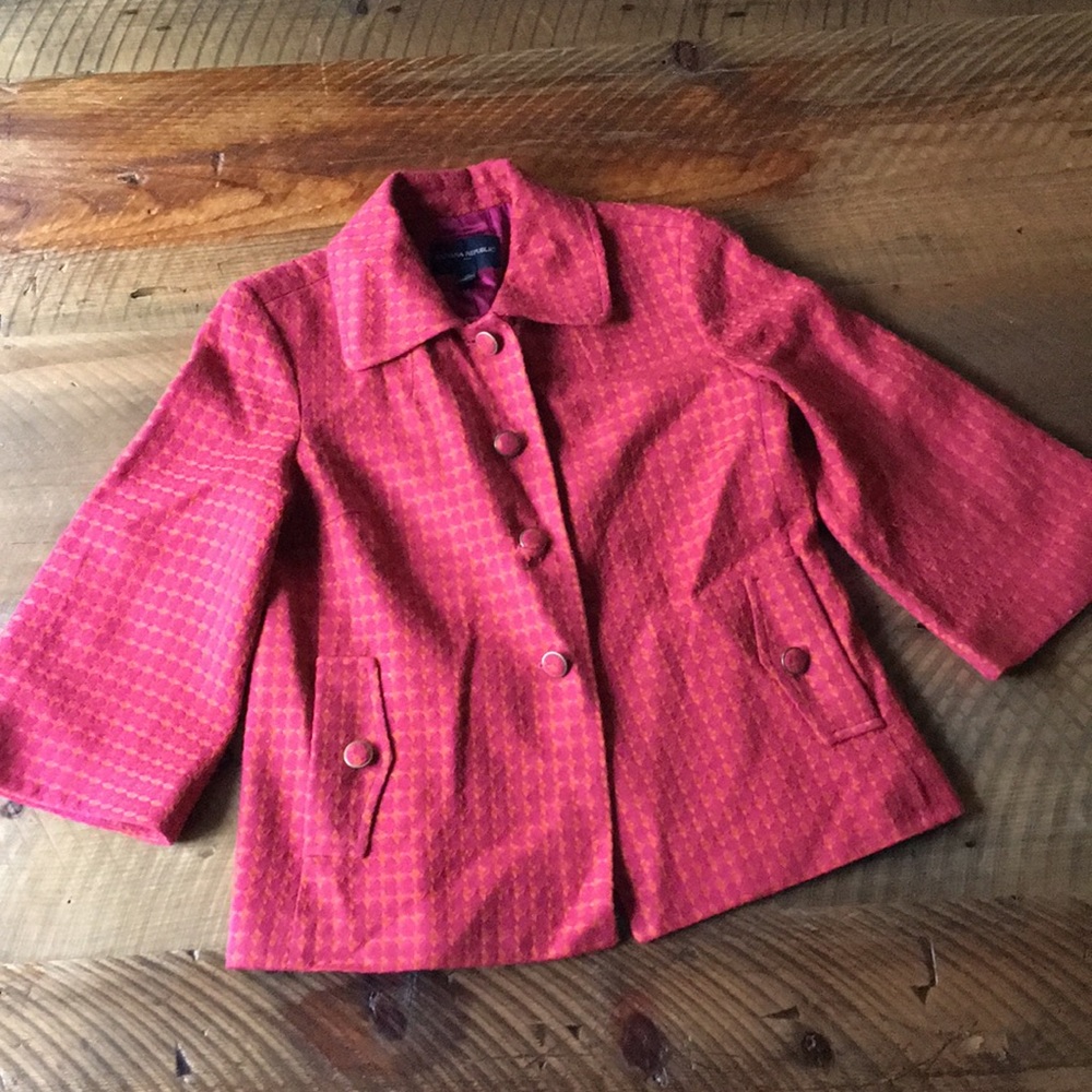 BANANA REPUBLIC Swing Pea Coat, size XS